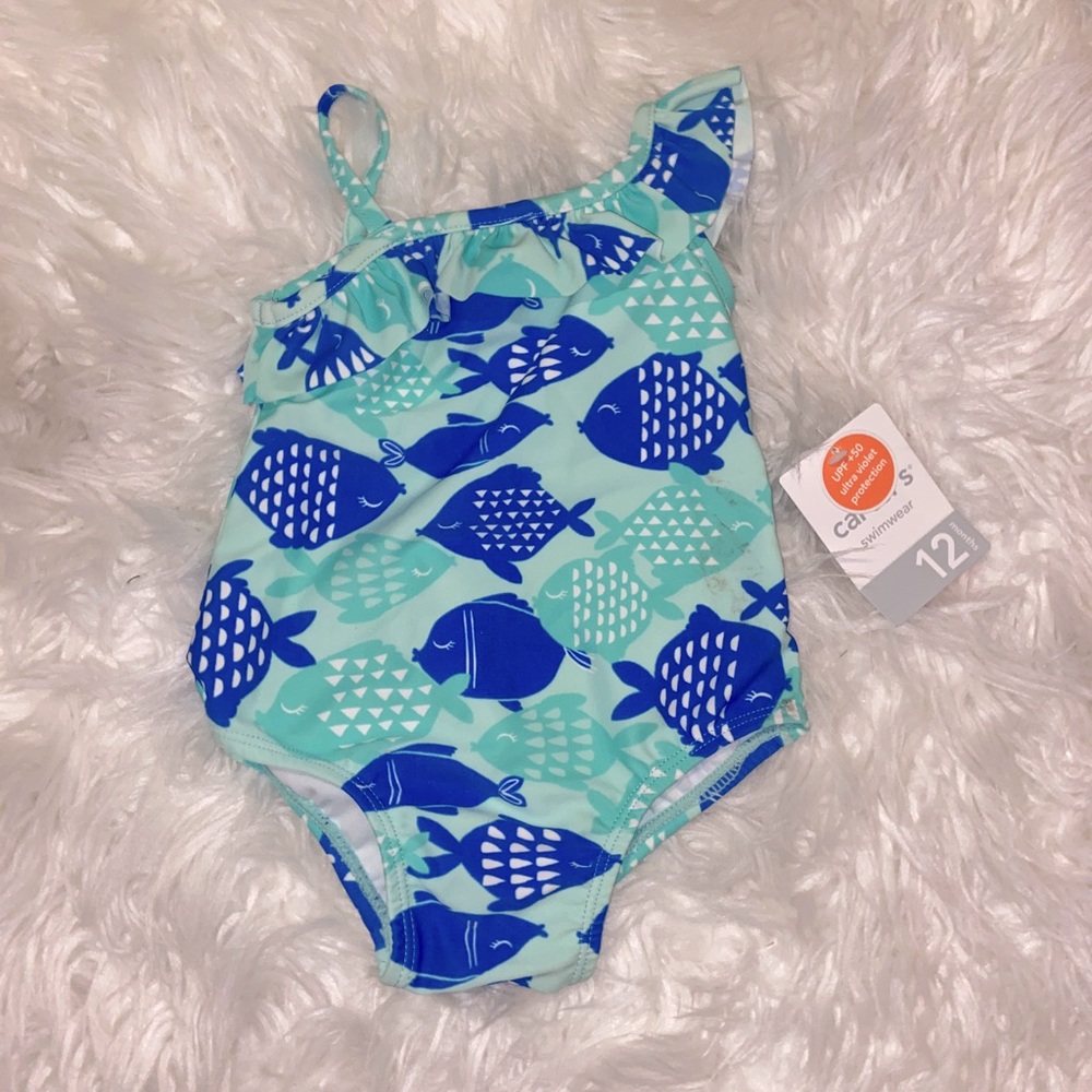 NWT BABY GIRL SWIM SUIT SET 🎀🐟👙 (w/ tag)